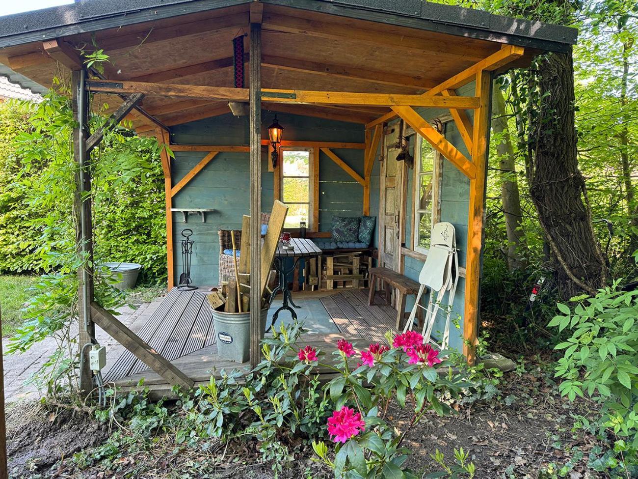 Supergezellig Vakantiehuis Met Hele Grote Tuin Bij Nijmegen Ewijk Exteriör bild